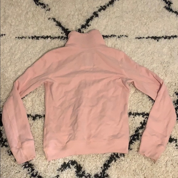 Baby Pink A&F Half Zip Pullover - Picture 3 of 3